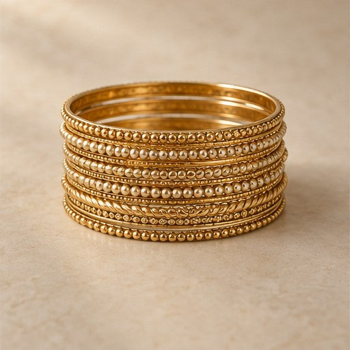 Rang Golden Bangles